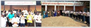 माढा तालुक्यात डॉ. बी. पी. रोंगे यांना शिक्षकांचा मोठा प्रतिसाद (पत्नी प्रेमलता रोंगे यांच्यासह कार्यकर्त्यांच्या शाळा-महाविद्यालयांना भेटी; शिक्षकांच्या प्रश्नांच्या पाठपुराव्याची चर्चा) 